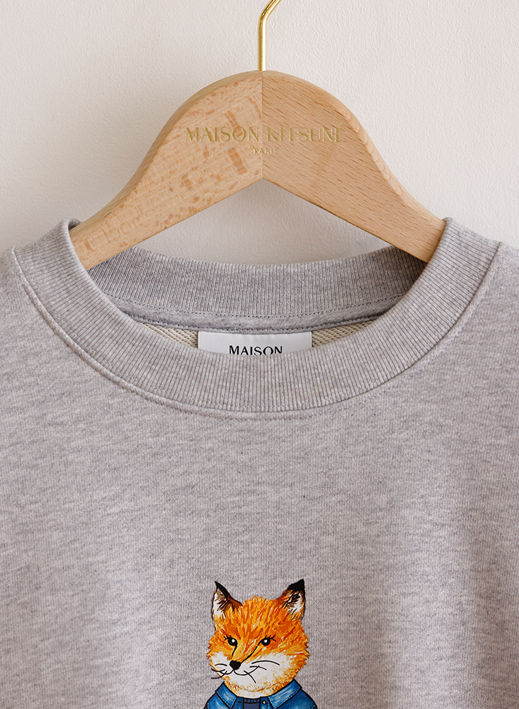 DRESSED FOX COMFORT SWEATSHIRT 詳細画像 Gray 3