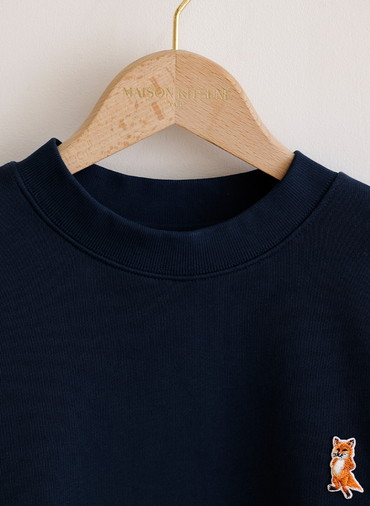 LADY FOX CROPPED SWEATSHIRT 詳細画像 Navy 3