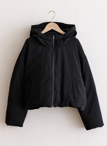 HOODED PUFFER 詳細画像 Black 1