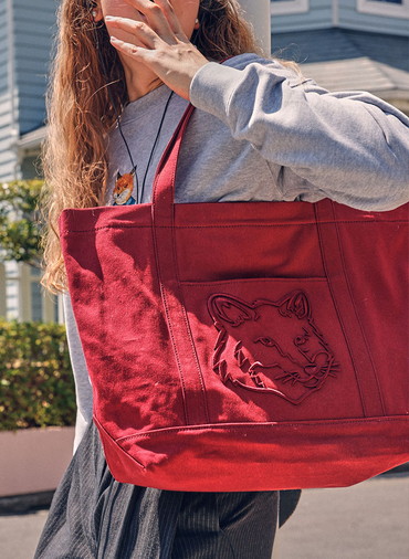 FOX HEAD LARGE TOTE