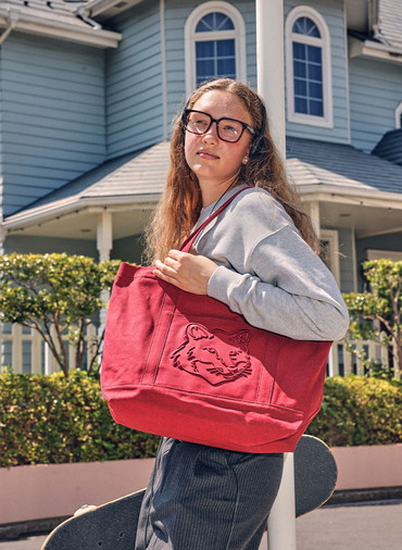 FOX HEAD LARGE TOTE 詳細画像 Red 2