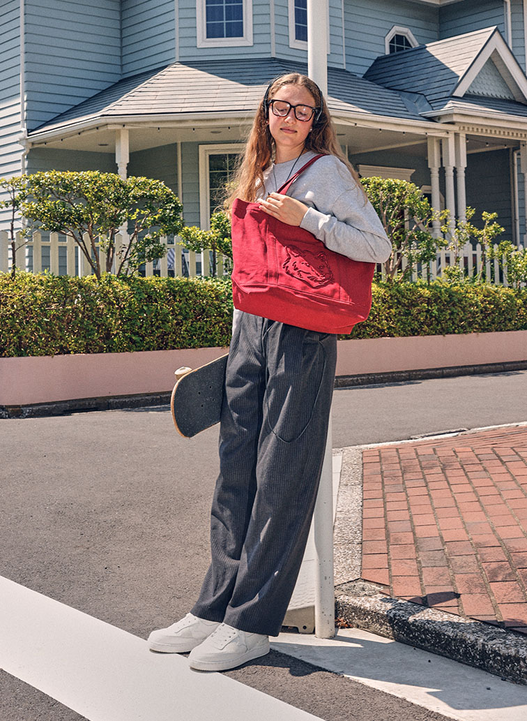 FOX HEAD LARGE TOTE 詳細画像 Red 3