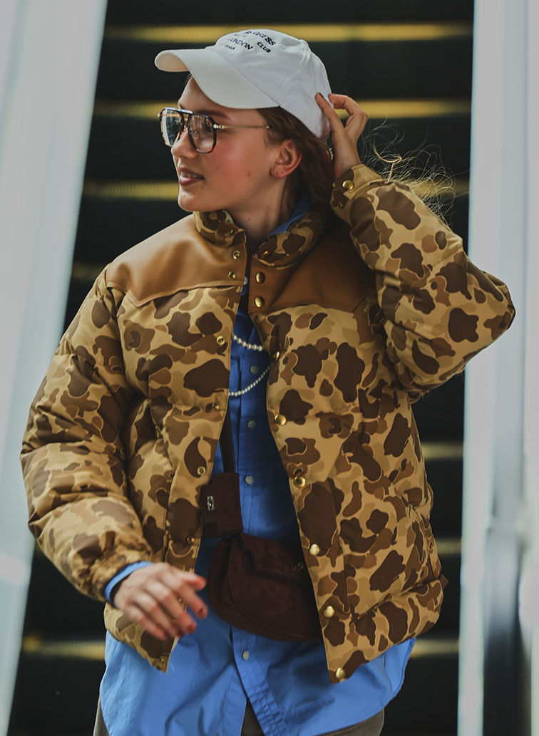 Down Jacket Hunter Camo 詳細画像 Brown 1