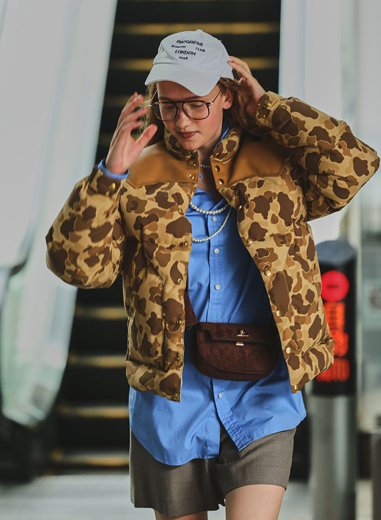 Down Jacket Hunter Camo 詳細画像 Brown 2