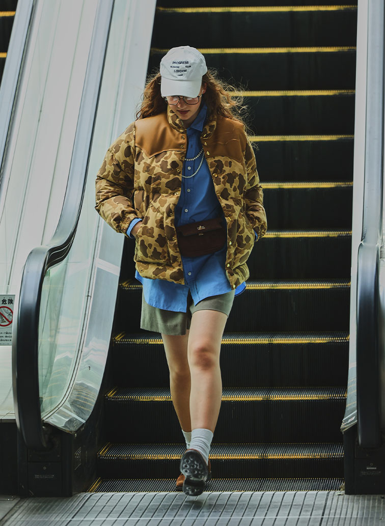 Down Jacket Hunter Camo 詳細画像 Brown 6