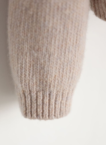 DRESSED FOX INTARSIA WOOL JUMPER 詳細画像 Beige 4