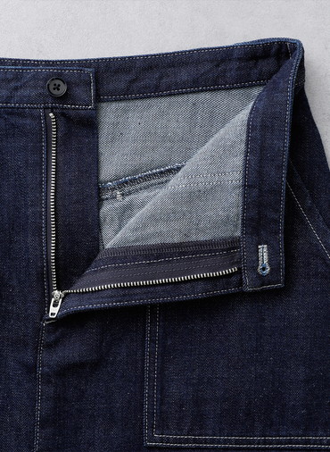 Organic Cotton Denim ベイカースカート 詳細画像 Navy 9