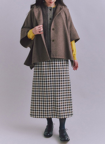 【ウォッシャブル】Creamy Cotton 玉ねぎ刺繍クルーネックニット 詳細画像 Yellow 8
