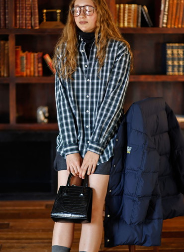 Y Collar Bench Down 詳細画像 Navy 2
