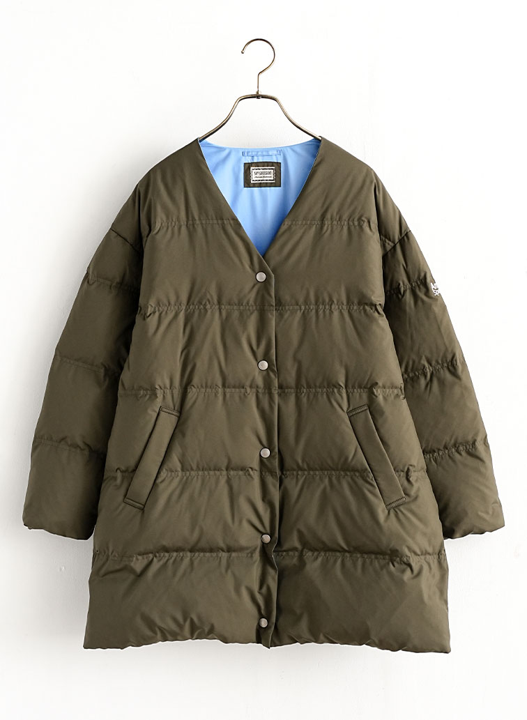 Y Collar Bench Down 詳細画像 Khaki 1