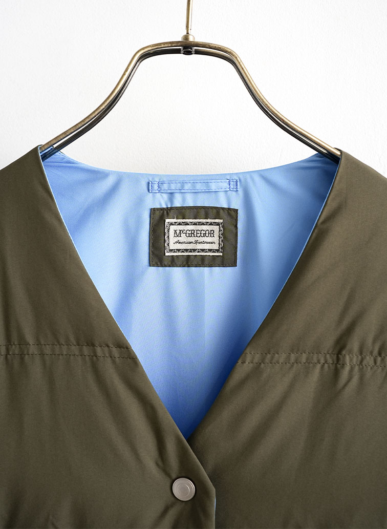 Y Collar Bench Down 詳細画像 Khaki 3