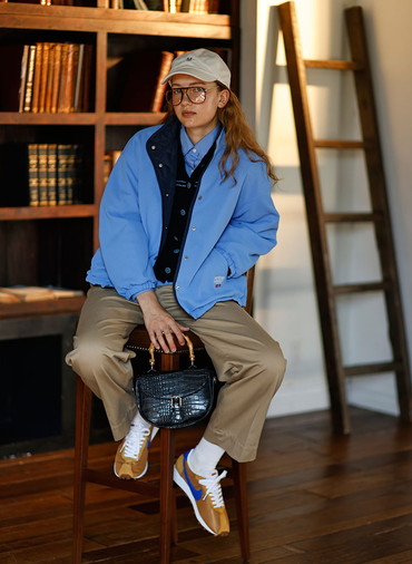 Reversible Waffle Jacket 詳細画像 Navy 5