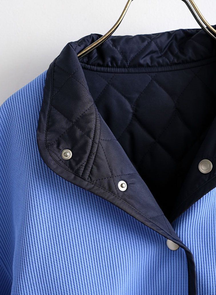 Reversible Waffle Jacket 詳細画像 Navy 3