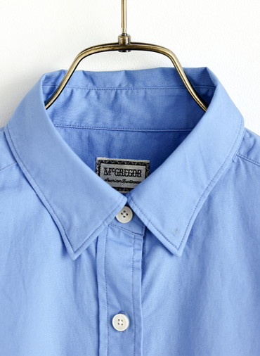 USA Cotton Regular Shirt 詳細画像 Blue 3
