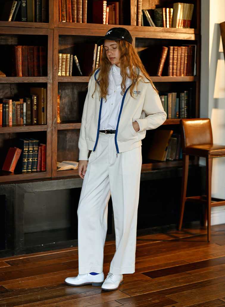 USA Cotton Regular Shirt 詳細画像 Ivory 7