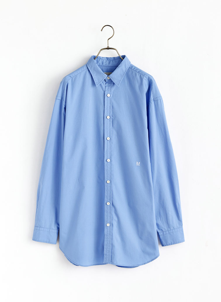 USA Cotton Big Shirt 詳細画像 Blue 1