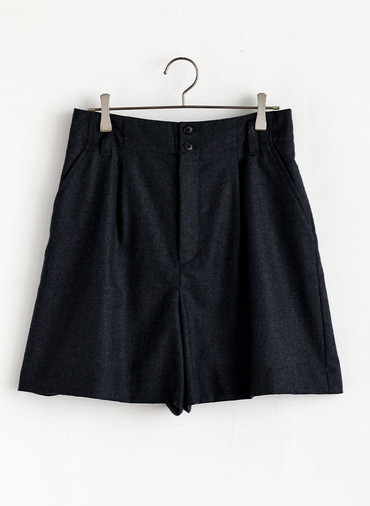 Wool Saxony Shorts