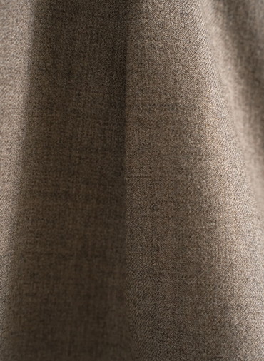 Wool Saxony Shorts 詳細画像 Brown 4