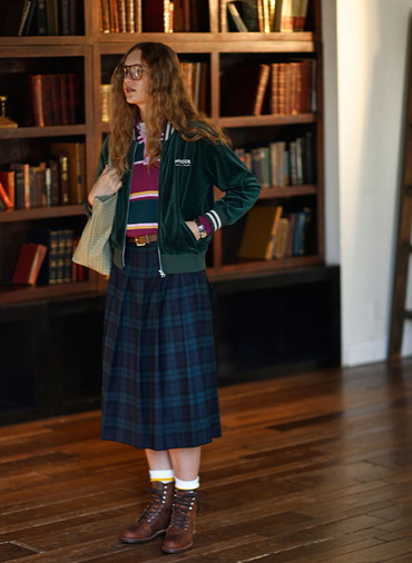 Scottish Kilt Skirt 詳細画像 Green 2