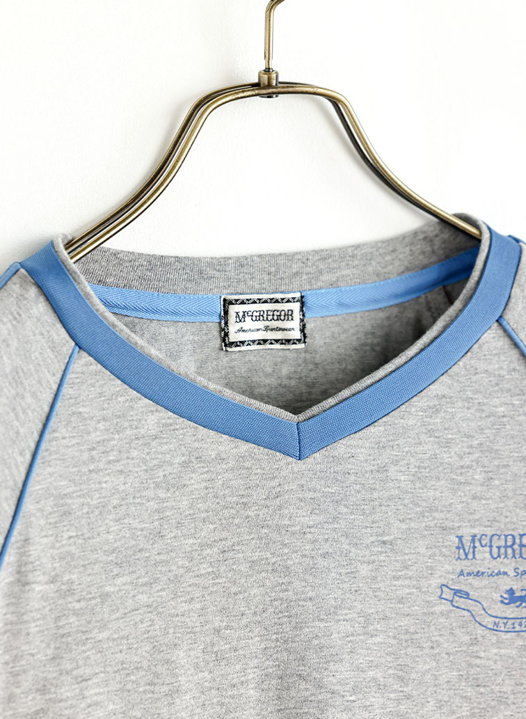 Shoulder Stripe Ribbon Tops 詳細画像 Gray 2