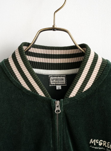 Velour Jersey Jacket 詳細画像 Green 2