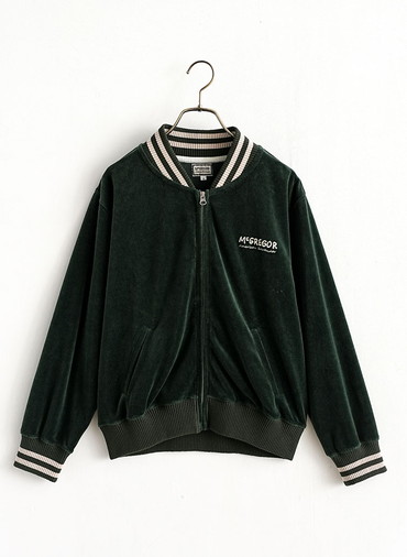 Velour Jersey Jacket