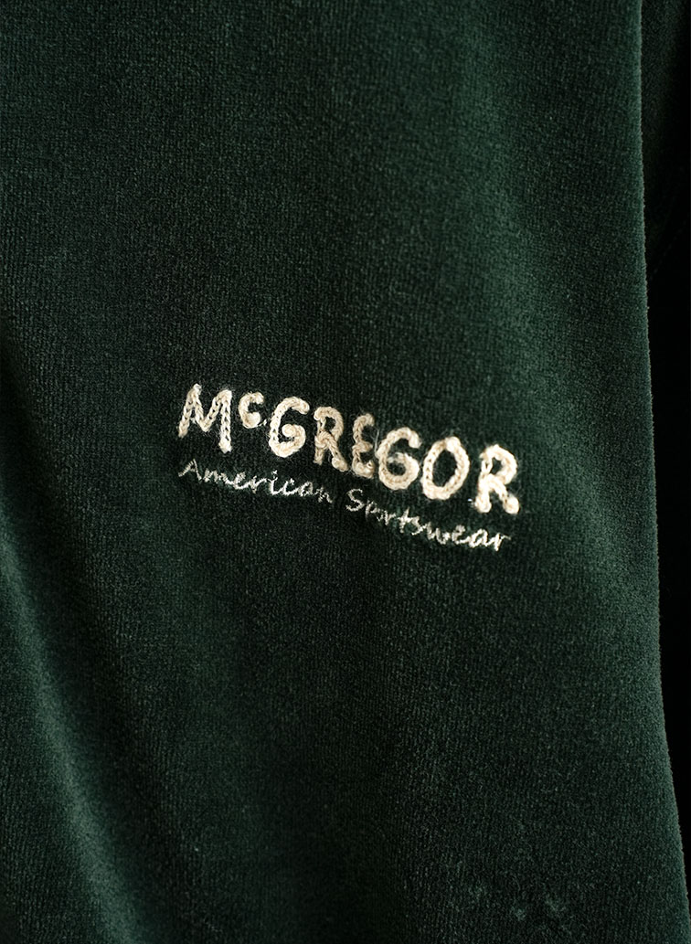 Velour Jersey Jacket 詳細画像 Green 3
