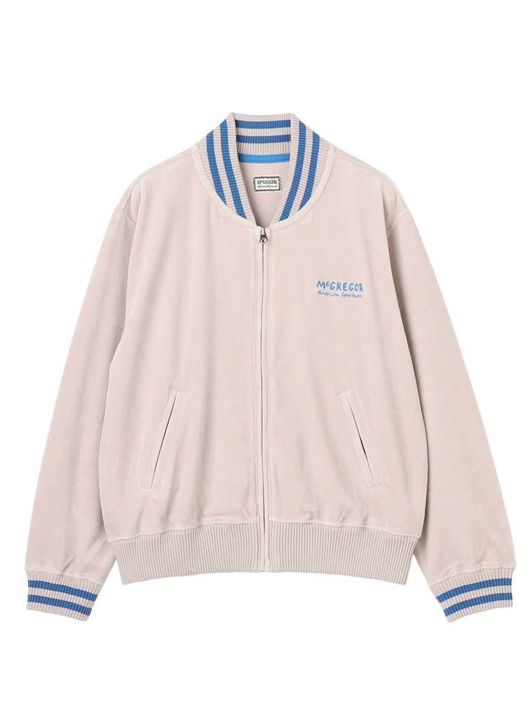 Velour Jersey Jacket 詳細画像 Beige 1