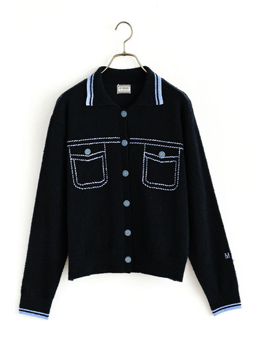 Hand Stitch Knit Jacket