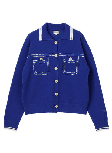 Hand Stitch Knit Jacket