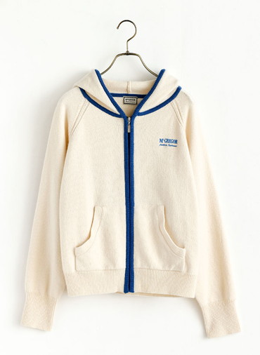 Sporty Knit Hoodie