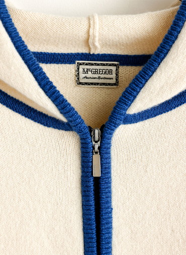 Sporty Knit Hoodie 詳細画像 Ivory 3