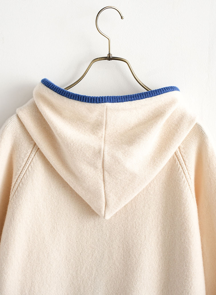 Sporty Knit Hoodie 詳細画像 Ivory 5