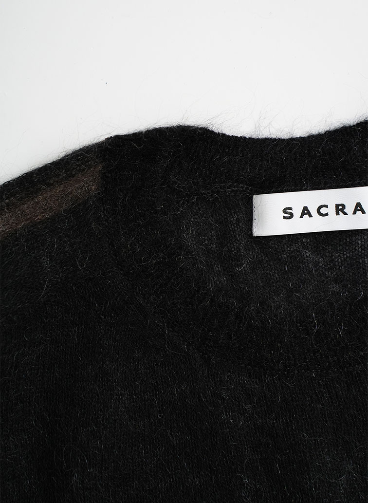 EXTRA FINE MOHAIR TOP 詳細画像 Charcoal Gray 2