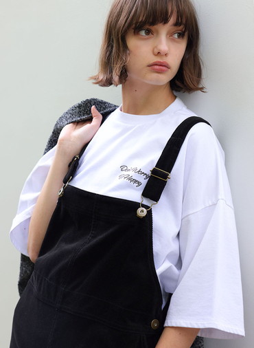 EX.FINE FLEECE CROPPED LOGO TOP