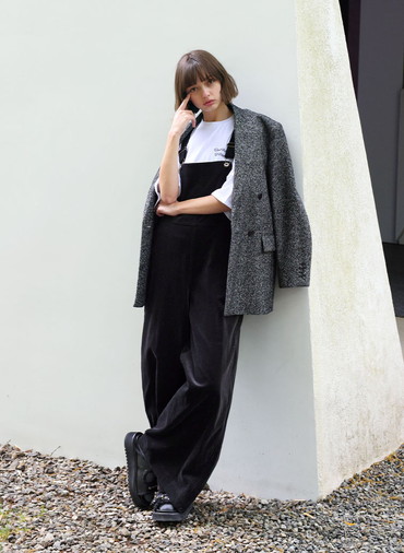 EX.FINE FLEECE CROPPED LOGO TOP 詳細画像 White 6
