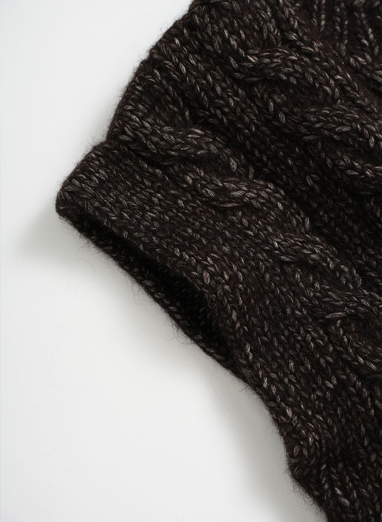 CABLE HAND-KNITTED TOP 詳細画像 Off White 3
