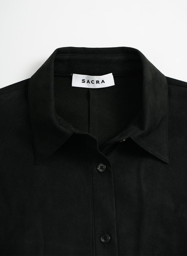 PREMIUM SYNTHETIC SUEDE SHIRT 詳細画像 Khaki 2