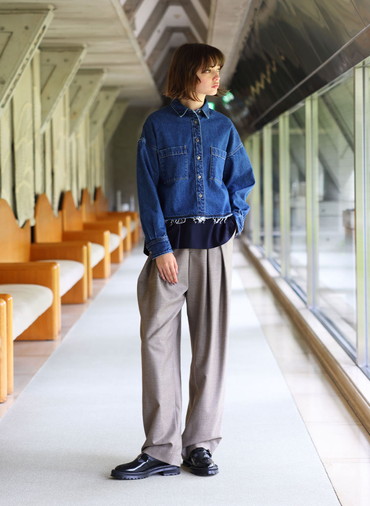 H.COUNT WORSTED SERGE PANTS 詳細画像 Beige 7