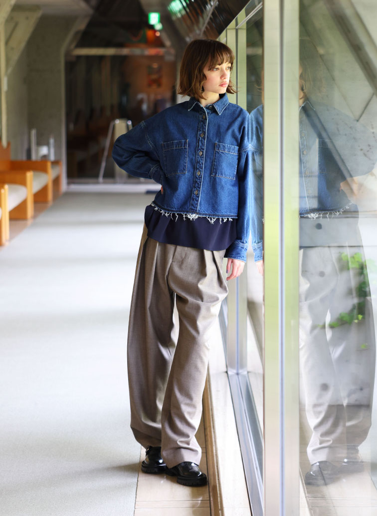 H.COUNT WORSTED SERGE PANTS 詳細画像 Beige 6