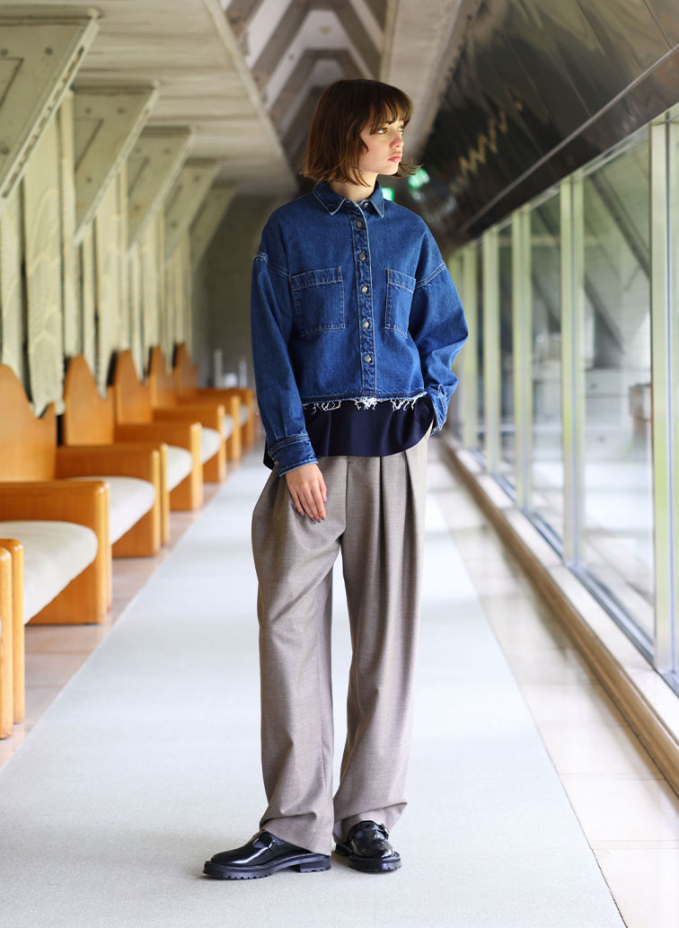 H.COUNT WORSTED SERGE PANTS 詳細画像 Beige 7