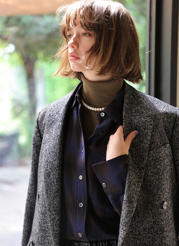 PREMIUM HERRINGBONE TWEED JACKET