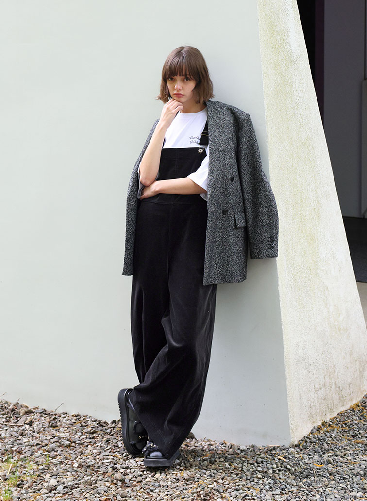 PREMIUM HERRINGBONE TWEED JACKET 詳細画像 Black 8