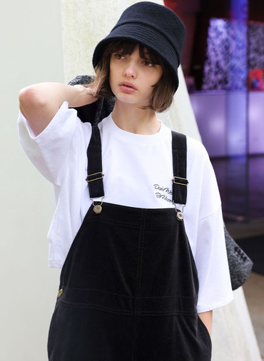 FINX CORDUROY SALOPETTE 詳細画像 Black 6