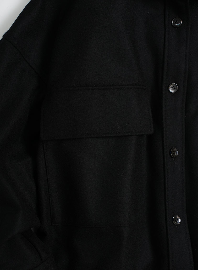 H.COUNT FLANNEL SHIRT JACKET 詳細画像 Gray 3