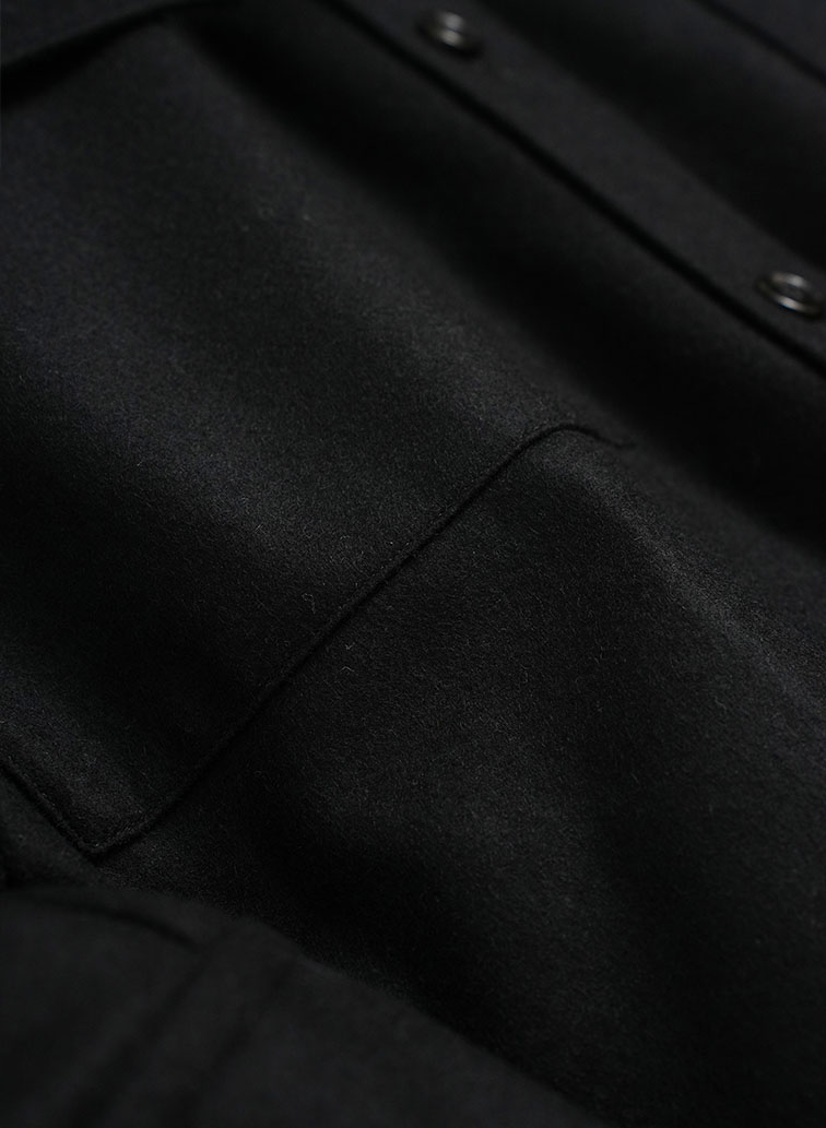 H.COUNT FLANNEL SHIRT JACKET 詳細画像 Gray 5