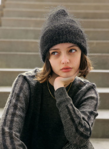 EX.FINE MOHAIR BEANIE