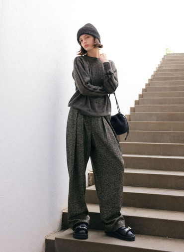 EX.FINE MOHAIR BEANIE 詳細画像 Charcoal Gray 7