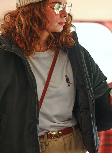 DRESSED FOX COMFORT TEE-SHIRT