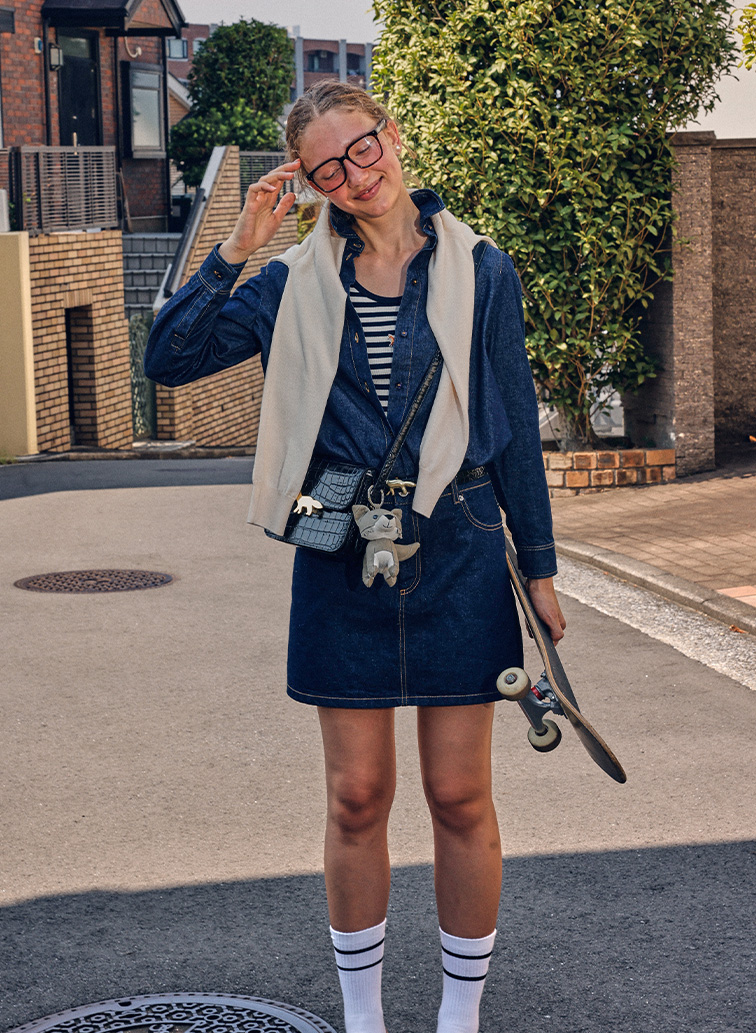 BABY FOX STRIPED TANK TOP 詳細画像 Navy 4